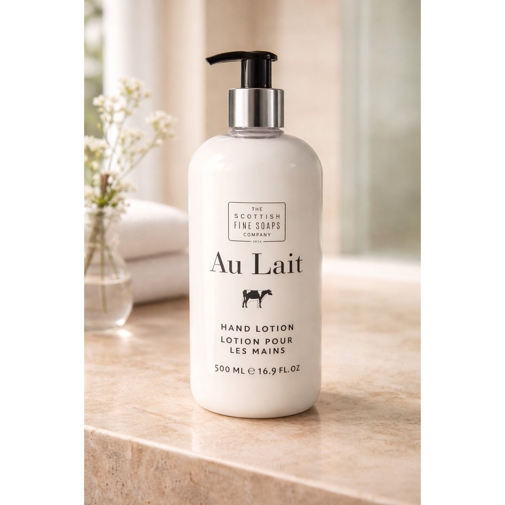 The Scottish Fine Soaps Au Lait Hand Lotion‎ New Reg 16.9 Fl. Oz.